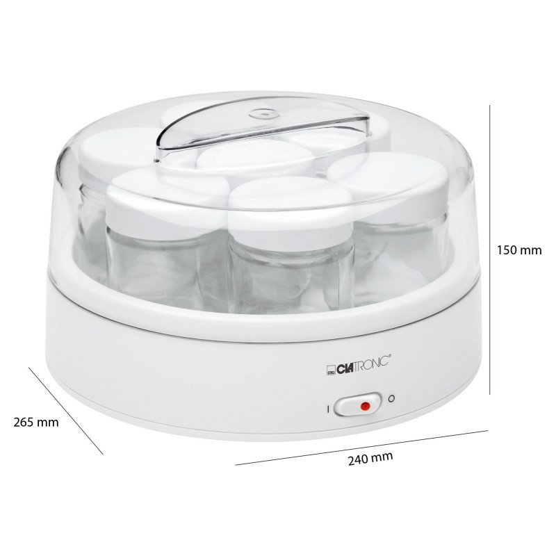 Электрическая йогуртниця на 7 банок по 160 мл Clatronic JM (3344) 14 Вт Нововолынск - изображение 9