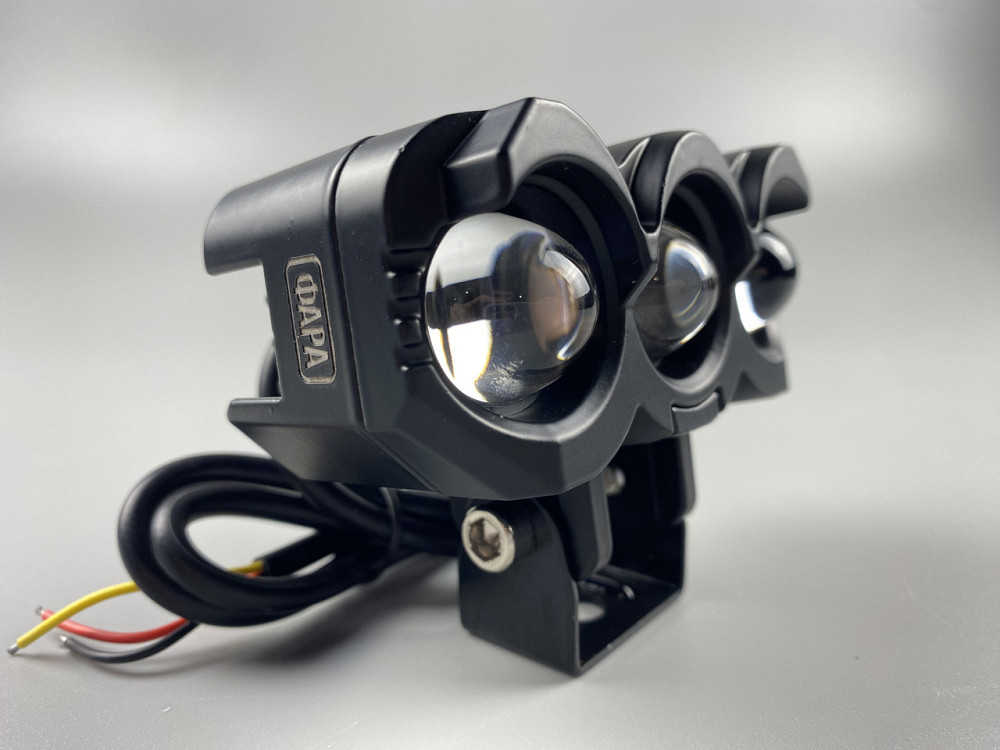 LED фара світлодіодна додаткова 30W з чіткою світловою межею, фара для мотоцикла комбо-промінь Мукачево - фото 2