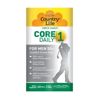 Мультивітамін Country Life Мультивітаміни для Чоловіків, 50+, Core Daily-1 for Men 50+, (CLF-08194) Вінниця - фото 1