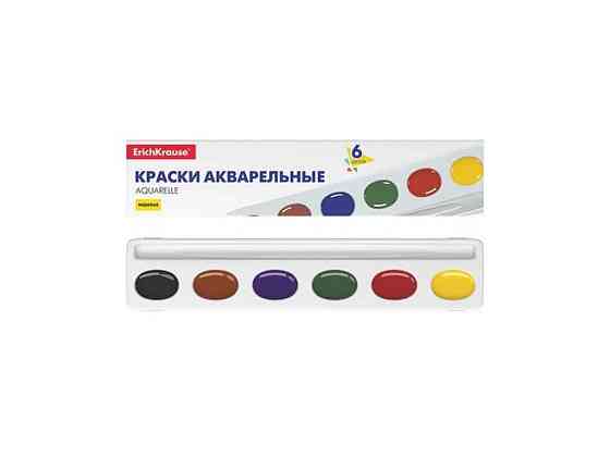 Фарби акварельні 6кол. медові в картон. пеналі ТМ ART BERRY Київ
