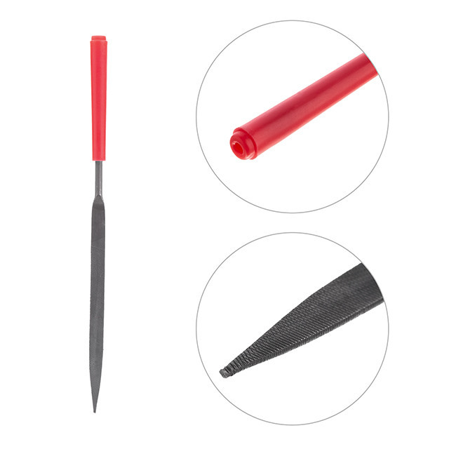 Набір надфілів, 10 шт., 140 мм INTERTOOL HT-3708 Київ - фото 5