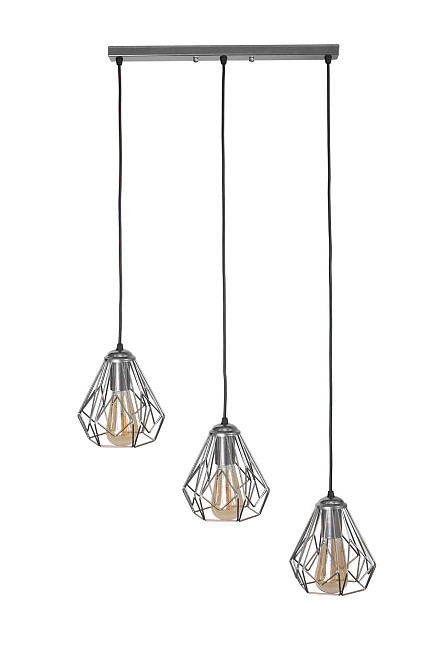 Люстра с подвесными плафонами лофт Е27-3 Milan NL 538-3 CR хром Одесса - изображение 1