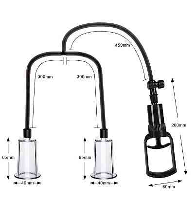 Вакуумна помпа для грудей та сосків Men Powerup Passion Pump Sex Aura Київ
