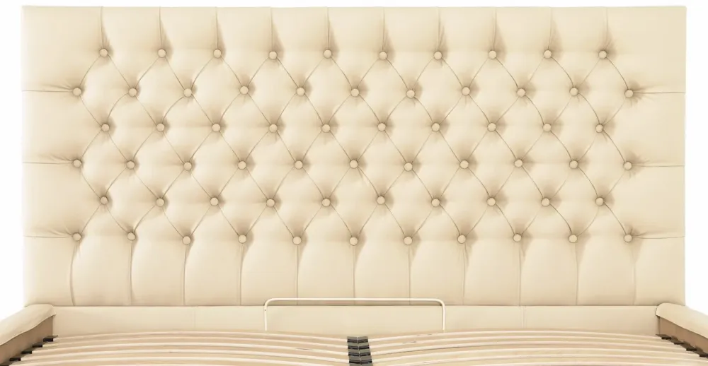 Кровать Cambridge Comfort 140 х 190 см Fly 2207 С подъемным механизмом и нишей для белья Бежевый Киев - изображение 5