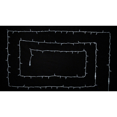 Гірлянда Delux STRING 100LED 10 м flash Білий/Прозорий IP44 (90015187) Вінниця - фото 3