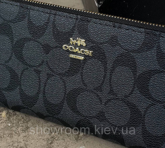 Брендовый женский кошелек на молнии Coach (1377-1) Киев - изображение 5