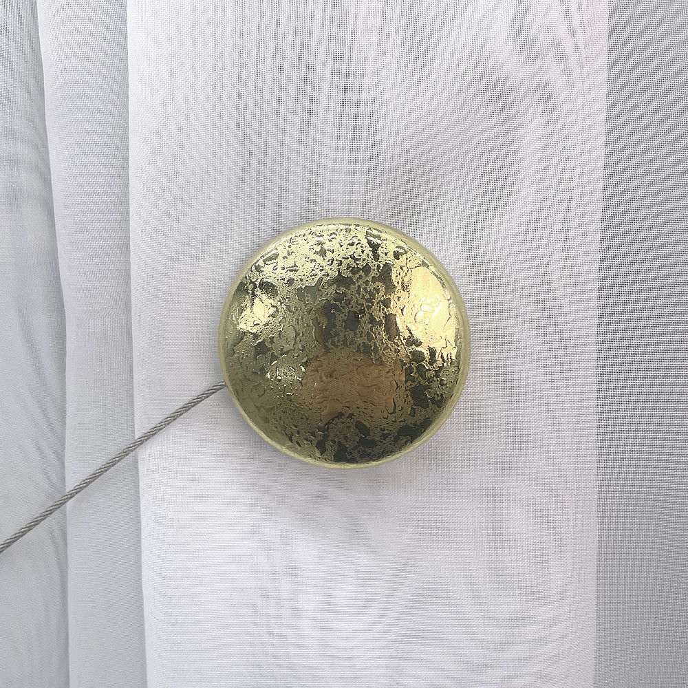 Магниты для штор и гардин Круг набор 2 шт Золотистый (81-141) Киев - изображение 4