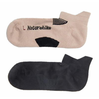 Шкарпетки Naturehike низькі NH21FS014 2 пари бежеві чорні М (6927595773154) Вінниця - фото 1