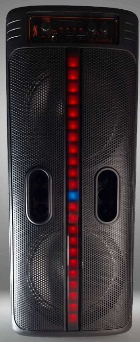 Блютуз колонка большая с микрофоном и RGB подсветкой TTD-2806. Харьков - изображение 7