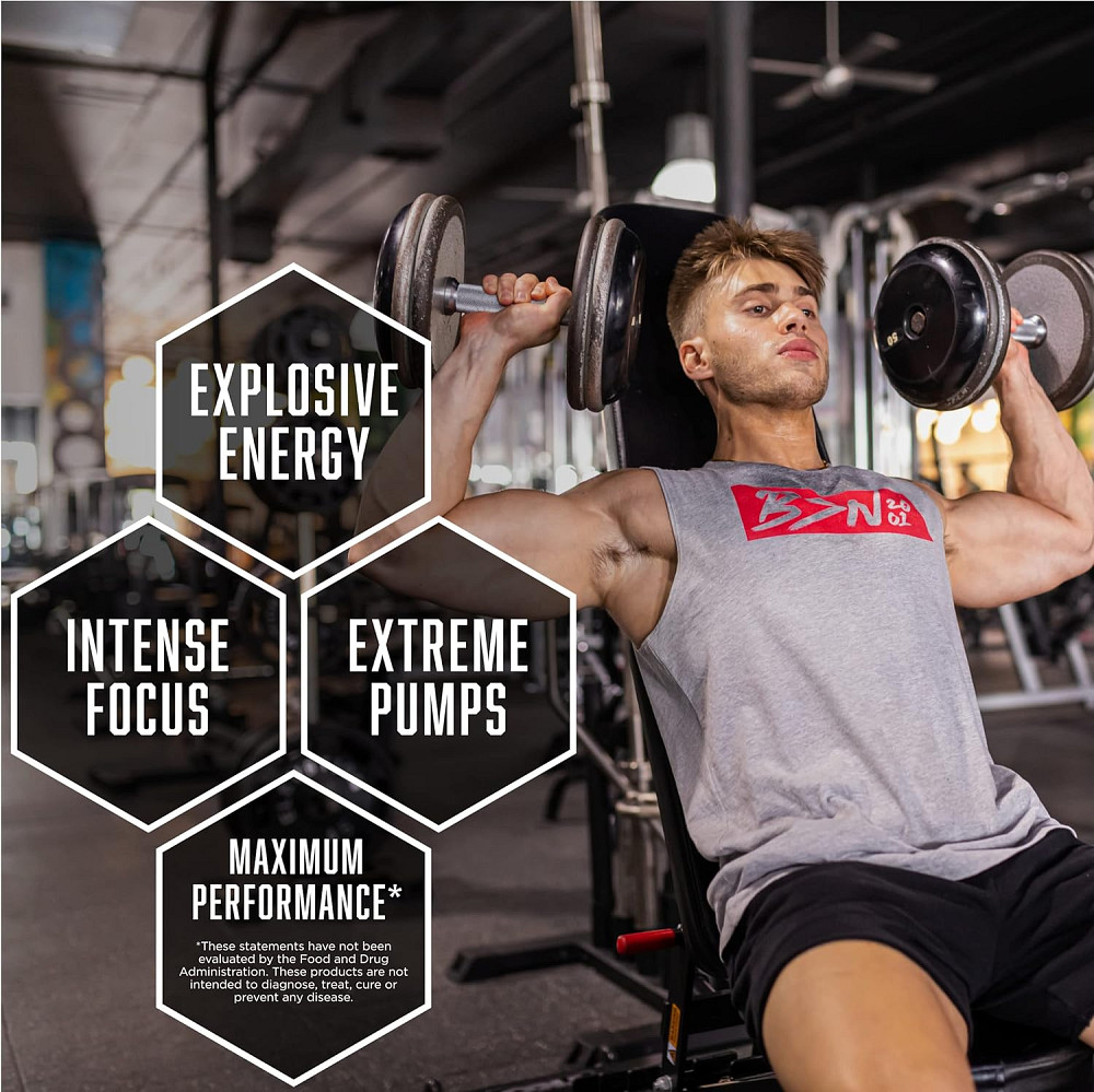 Передтренувальний комплекс BSN N.O. Xplode 3.3 1109 g (fruit punch) Луцьк - фото 3