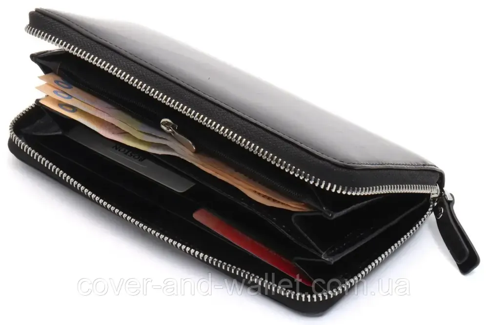 Презентабельный мужской портмоне клатч из гладкой кожи Boston B5-018 Киев - изображение 5