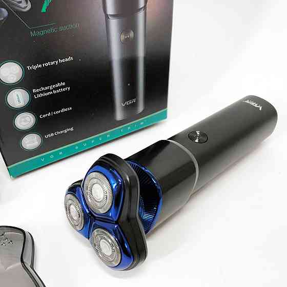 Електричне бездротове гоління VGR, Електрична бритва з вбудованим акумулятором, Бритви електричні GT-96 Львів