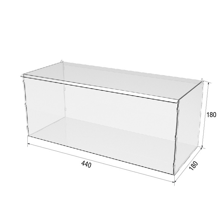 Коробка акрилова EKOSTAR 440х180х180 з кришкою Київ - фото 3