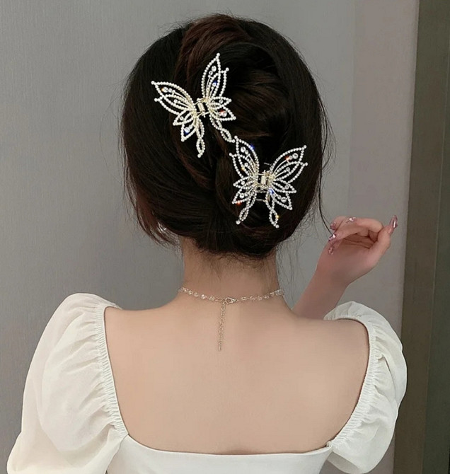 Заколка-крабік метелик Смела - изображение 3