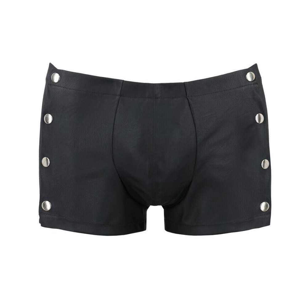 Мужские кожаные боксеры с заклепками Passion 048 SHORT DAVID L/XL Black Sex Aura Киев - изображение 5