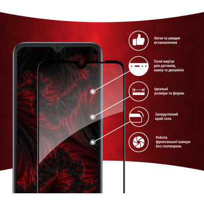 Скло захисне Intaleo Full Glue Xiaomi Redmi 10A (1283126537813) Вінниця - фото 2