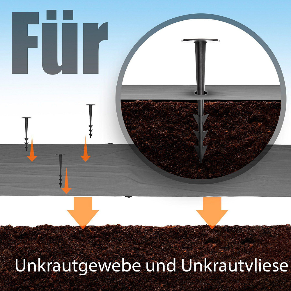 Садові кілки для агроволокна 195 шт 30482 Луцк - изображение 2