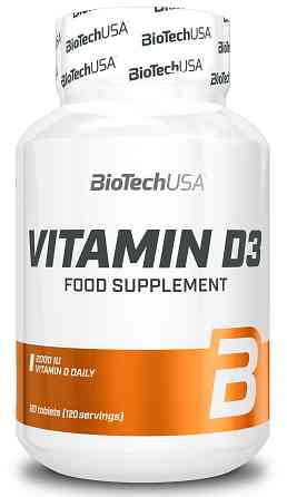Витамин D3 BioTech Vitamin D3 120 tabs Луцк