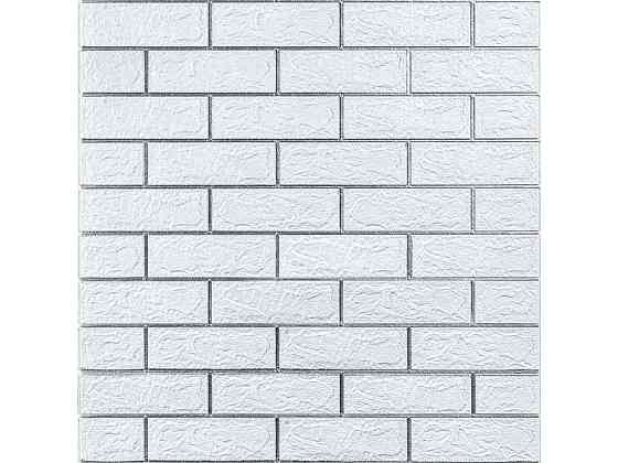 Панель стенная 3D 770 * 700 * 3мм 100-3 Бело-серый (D) SW-00000752 ТМ STICKER WALL Киев