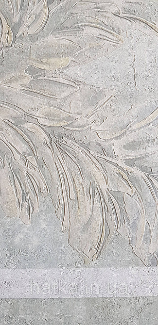 Шпалери вінілові на флізеліні Grandeco Anita1,06х10 гілки листя структурні м'ятні сірі Київ - фото 4