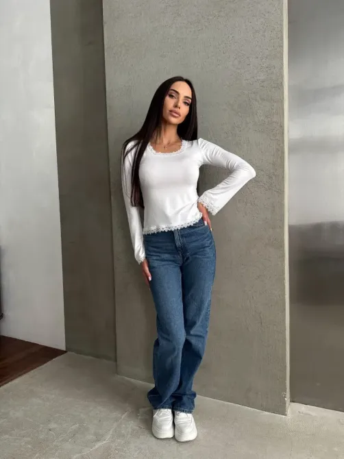 Женская блуза с кружевом Одесса - изображение 13