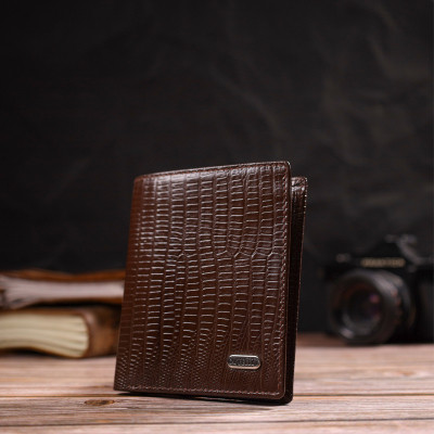 Кошелек Canpellini Из натуральной кожи Коричневый (21927) Винница - изображение 10