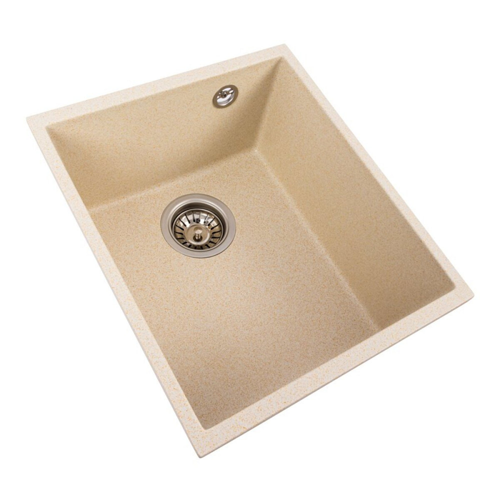 VALESO Гранітна мийка для кухні VALESO ROXY 3744 матова Пісок Коломыя - изображение 3