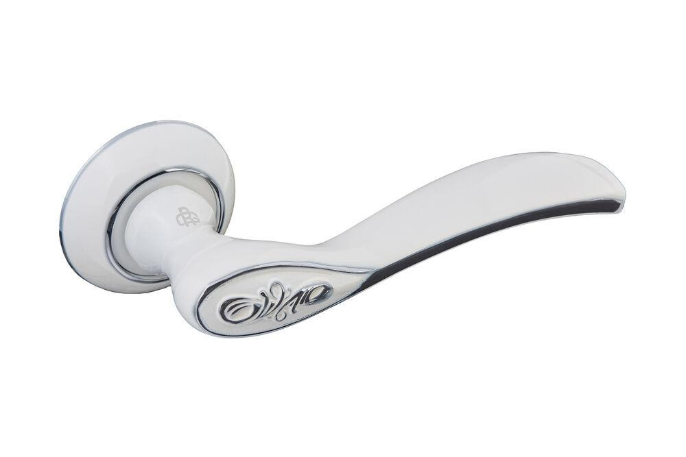 Ручки Gavroche INDIUM White/CP білі/ хром Київ - фото 2