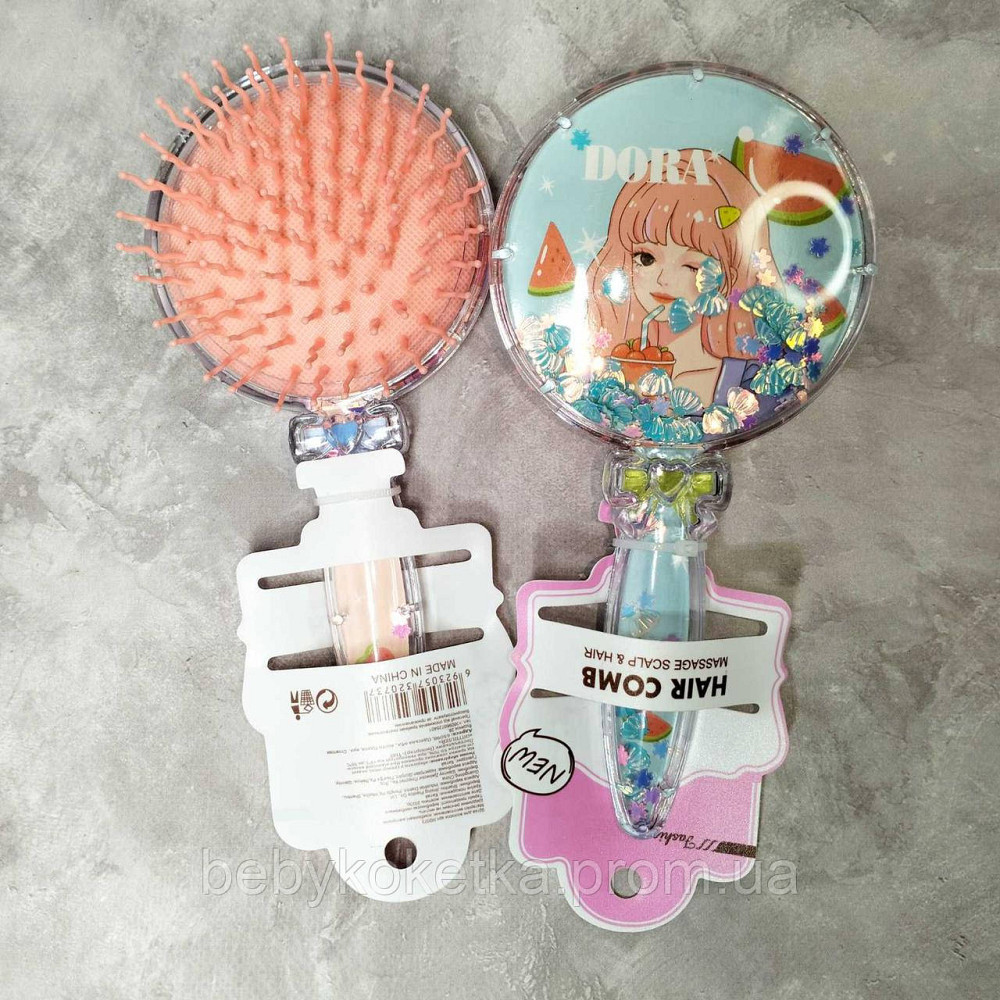 Щітка для волосся з паєтками Львів - фото 1