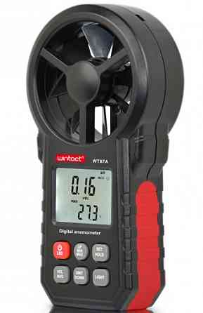 Анемометр крильчастий 0,3-30 м/с, -10-45 °C WINTACT WT87A Чернігів