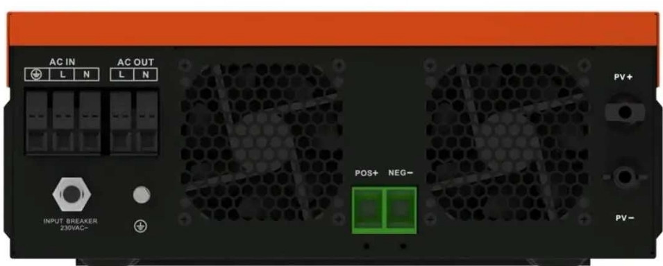 Гібридний інвертор Powmr Solar 6200W POW-HVM6.2M-48V, 48 В, 6200 Вт. Харків - фото 1