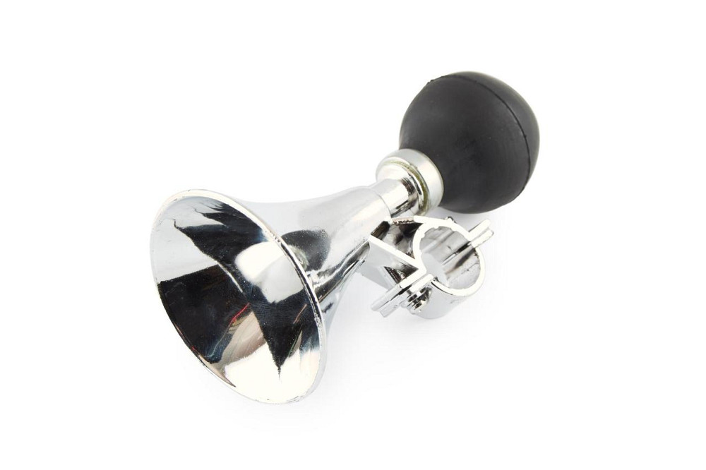 Сигнал клаксон воздушный велосипедный (хром, с креплением) Мукачево - изображение 1