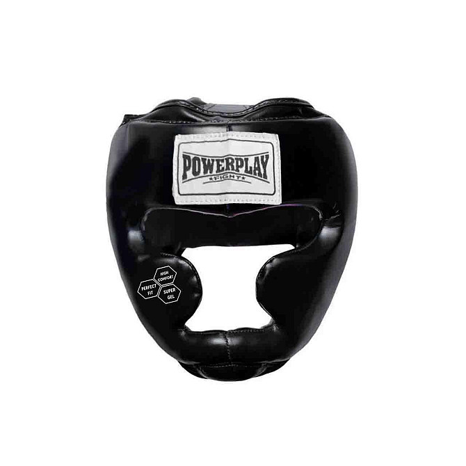 Боксерський шолом тренувальний PowerPlay 3043 Чорний XS Кам'янське - фото 6