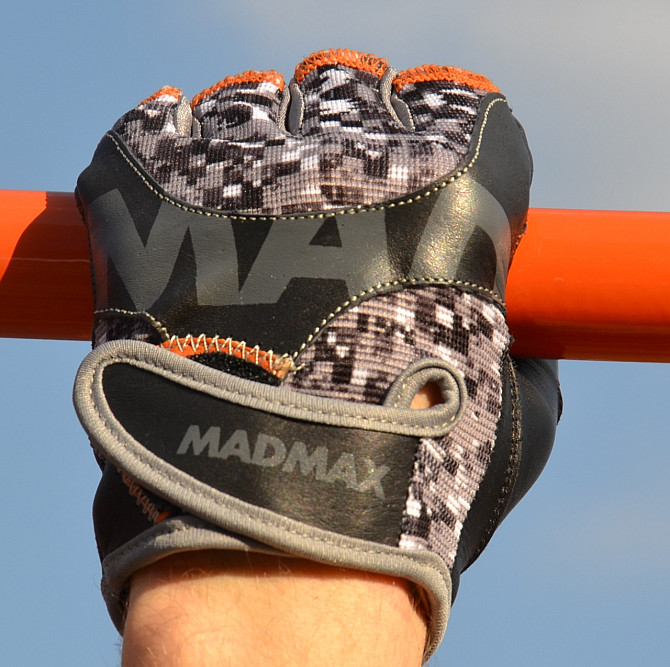 Перчатки для фітнесу MadMax MFG-831 Mti 83.1 Grey/Digital Camo M Кам'янське - фото 9