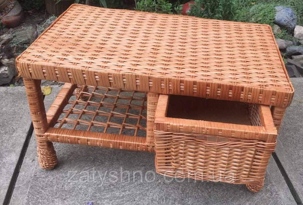 Полка с ящиком  для обуви из лозы Киев - изображение 4