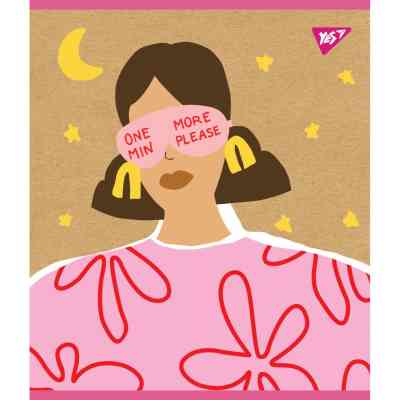 Зошит Yes А5 Girls Крафт 18 аркушів лінія 5 дизайнів (765089) Вінниця