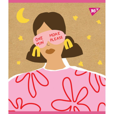 Зошит Yes А5 Girls Крафт 18 аркушів лінія 5 дизайнів (765089) Вінниця - фото 5