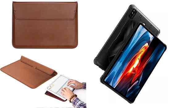 Чохол-конверт VitoCase для Hotwav R6 Pro, R6 Ultra, з функцією підставки для планшета Коричневий Київ