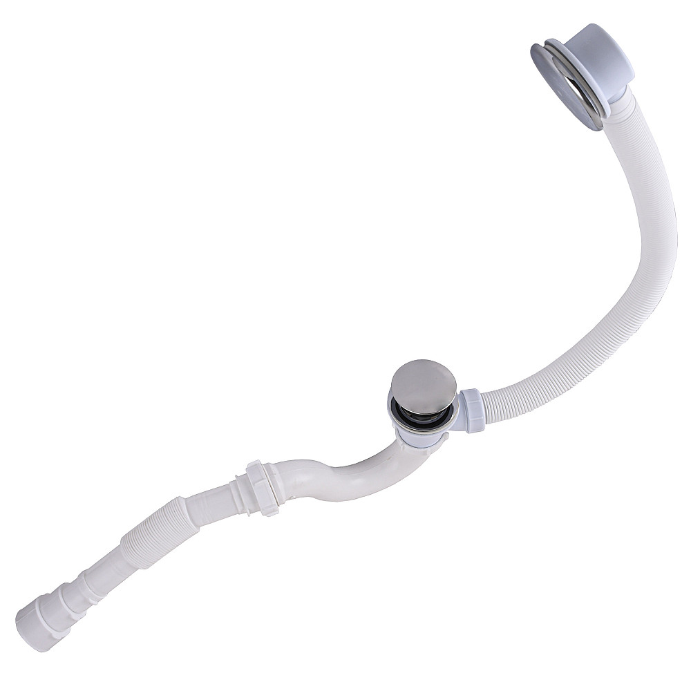 Сифон ″Waterstal″ для ванни Click-Clack з гнучкою трубою 32/40/50  (А - 14089) Тернопіль - фото 3