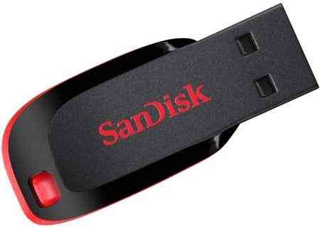 Флеш-накопичувач SanDisk USB 2.0 Cruzer Blade 32Gb Black/Red Київ