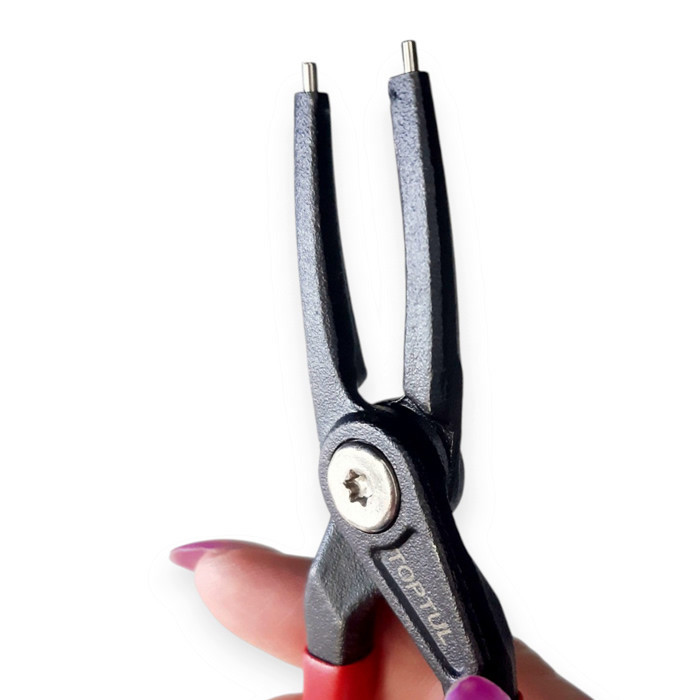 Съёмник стопорных колец обрезин. 225 мм СЕГЕРА (внутренние на сжим, прямые) усиленные 40-100мм Мукачево - изображение 1