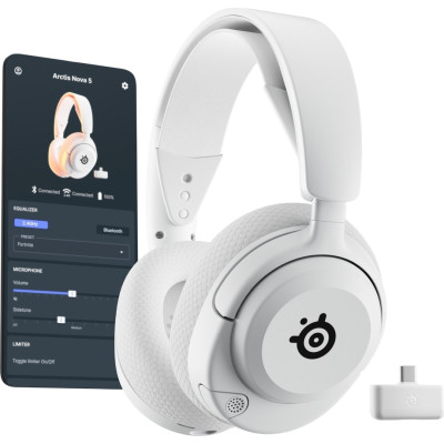 Наушники SteelSeries Arctis Nova 5 MultiPlatform White (61671) Винница - изображение 6