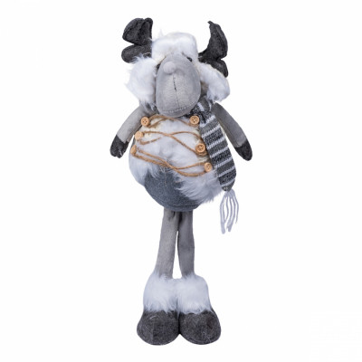 Украшение декоративное YES! Fun Олень новогодний, 45 см, белый (973610) Винница - изображение 1