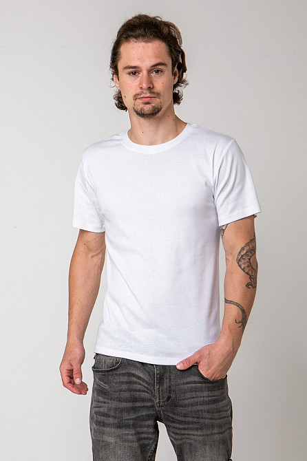 Мужская футболка из хлопка Ozkan 0116 M, Белый Киев - изображение 3