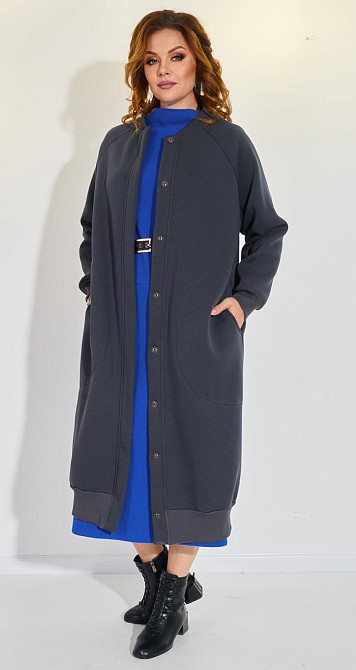 Подовжений кардиган із начосом (48) Київ - фото 3