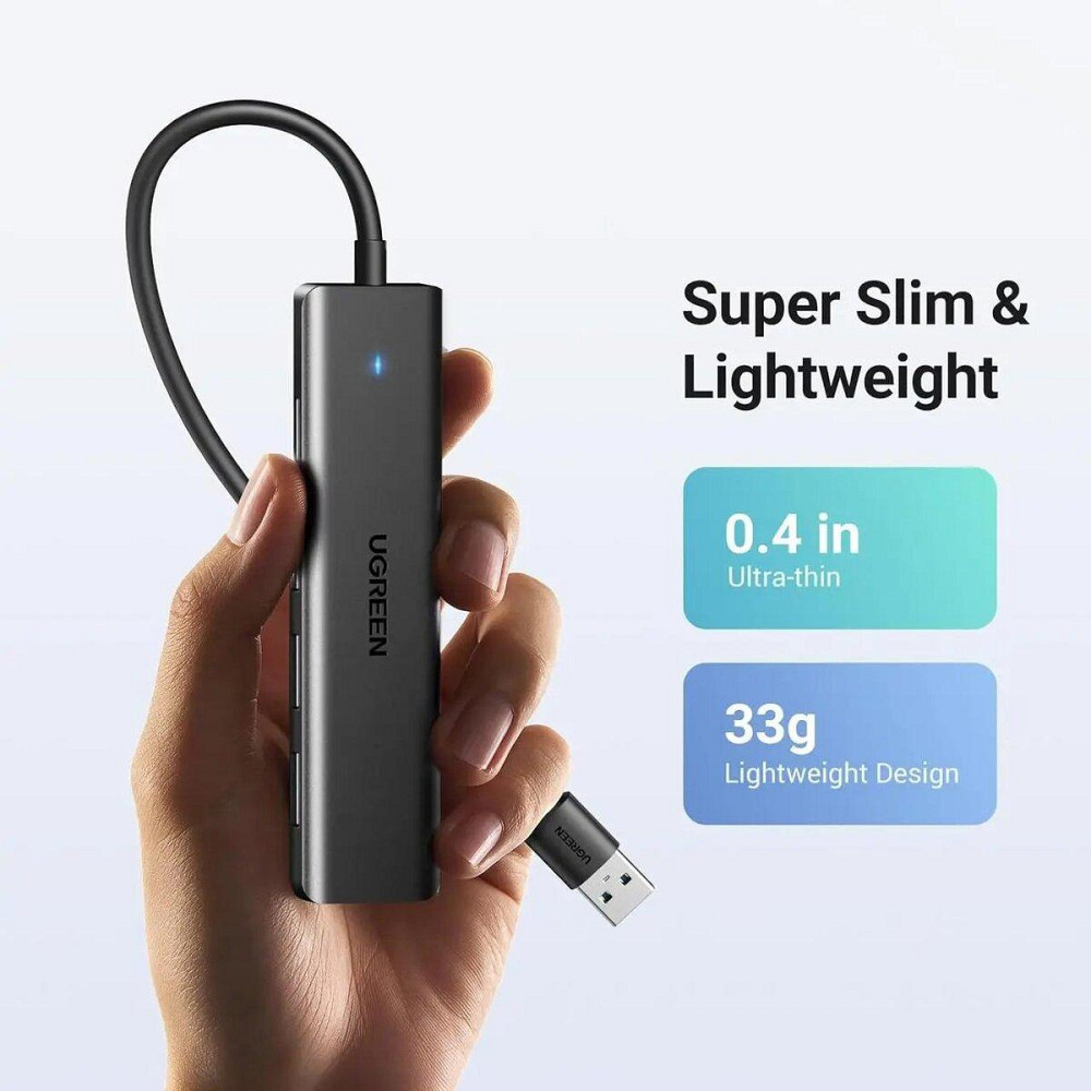 Хаб адаптер перехідник UGREEN 4-Port USB 3.0 Hub UGR-25851 Одеса - фото 6