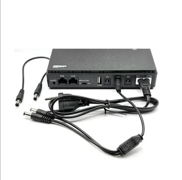 Безперебійник UPS для WI-Fi роутера 10400maH підтримує 5/9/12V (до 10 годин роботи) Київ - фото 5