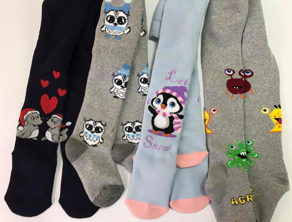 Колготки дитячі махрові бавовняні арт.921 - в асортименті дівчинка, хлопчик 80-86 Чернівці - фото 3