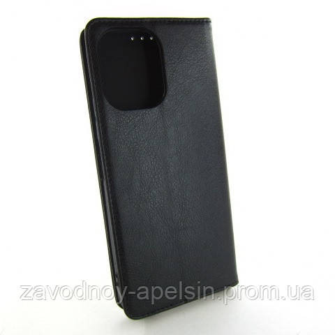 Чохол-книжка Xiaomi Redmi Note 13 Pro 4G шкіряний (чорний) Одеса - фото 2
