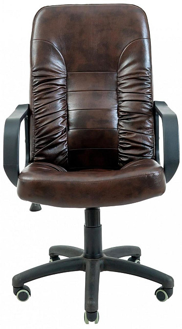 Офісне Крісло Керівника Richman Texas Madras Dark Brown Пластік М1 Tilt Коричневий Київ - фото 2